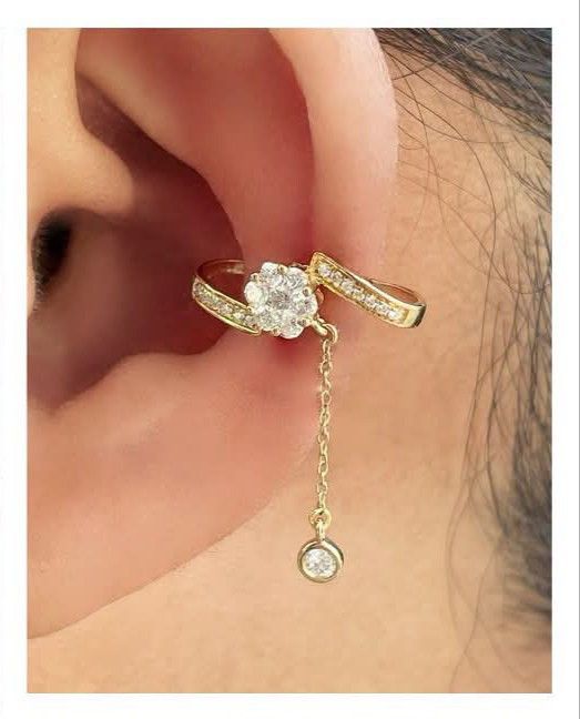 Rositas Diamond earcuff (Category: Earrings) located in Malolos. Submitted by keenhorse_ef38ab (Listing ID 1461804011, Image 1). Description: .30carat diamond 18karat gold COD/COP VIA LBC NO MEETUP 1,000 DOWNPAYMENT .