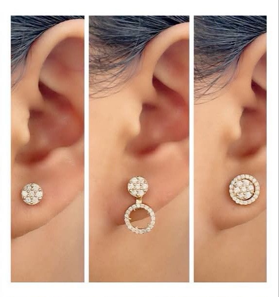 Round manyways diamond earrings (Category: Earrings) located in Malolos. Submitted by keenhorse_ef38ab (Listing ID 1461805842, Image 1). Description: .50carat diamond 18karat gold COD/COP VIA LBC NO MEETUP 1,000 DOWNPAYMENT REQUIRED.