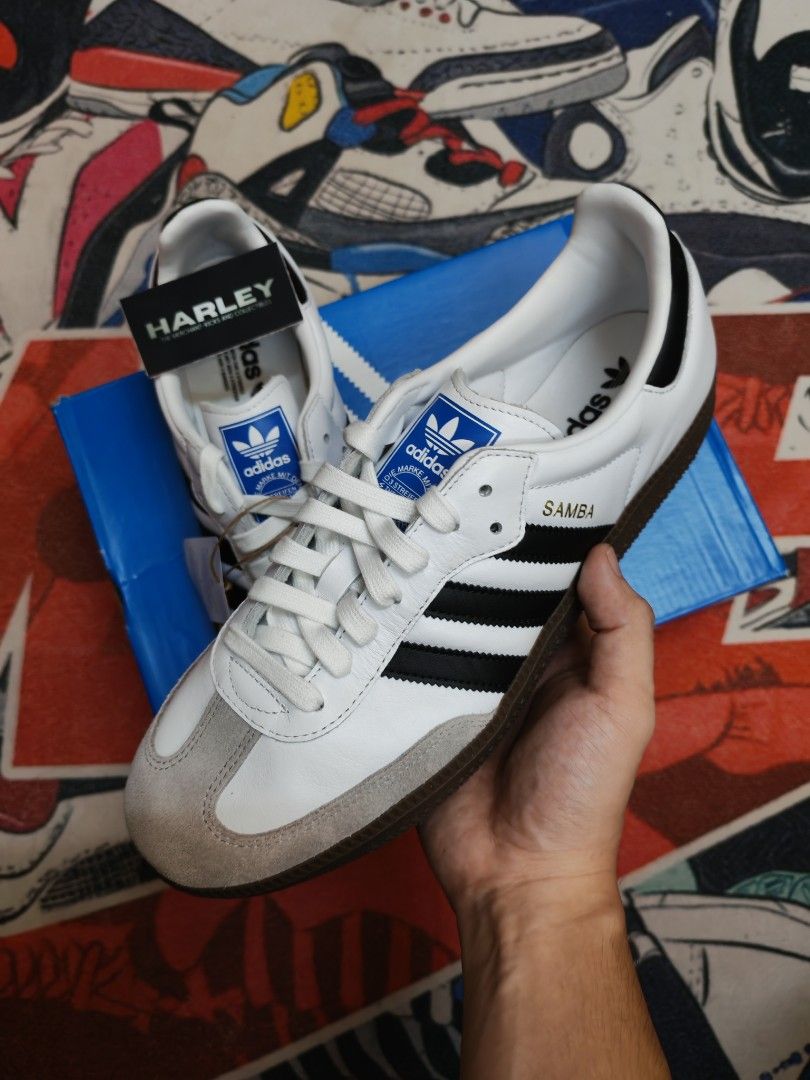 Samba OG CloudWhite (Category: Sneakers) located in Marikina City. Submitted by tm_harley (Listing ID 1461965994, Image 1). Description: 🚨Samba OG CloudWhite 💸4,795 pesos only!! Size 9 Men's - 1 pair Size 9.5 Men's - 4 pairs Size 10.5 Men's - 1 pair Size 12 Men's - 1 pair ❌6,800 SRP 💸Negotiable if multiple pairs! Send a DM for inquiries 📩 FB: Harley Villa FB Page: The Merchant - Kicks and Collectibles 📌Marikina City Location.