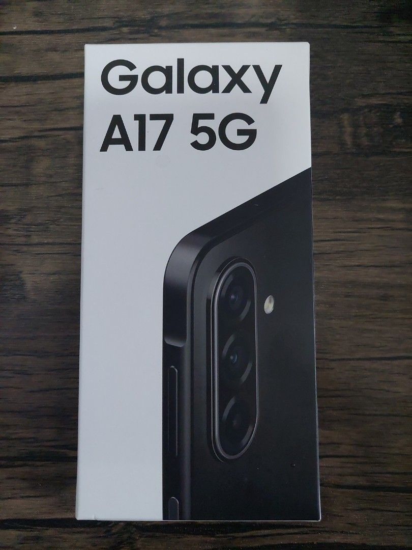 Samsung Galaxy A17 5G Mobile Cellphone / Black (Category: Samsung) located in Manila. Submitted by izzybellz (Listing ID 1461839983, Image 1). Description: - NEW Samsung Galaxy A17 5G - Black color / 128GB - SMART lock (only SMART sim card can be used for this device) - Unsealed once by Smart staff just to test and check if functioning/working - RE-SEALED and NOT USED INCLUSIONS: - phone - original box - charger cable but no adapter RFS: got from