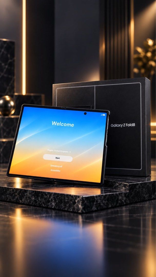Samsung Galaxy Z Fold 8 Foldable Smartphone (Category: Samsung) located in Vintar. Submitted by jinonymous (Listing ID 1461948283, Image 1). Description: - Samsung Galaxy Z Fold 8 - Unfolds into a tablet, folds into a phone - Comes with original box and charger - Ideal for multitasking and gaming - Experience the future of mobile technology - With 6k worth of Phone Case - Box and Receipt .