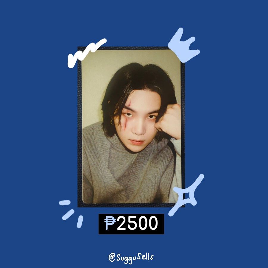 Scarface Yoongi Photocard (Category: K-Wave Merchandise) located in Manila. Submitted by suggusells (Listing ID 1461811629, Image 1). Description: Scarface Yoongi Photocard – Onhand – PAYO / DOP (50% nrdp) – Mint condi (can check) 📎 wts wtb lfb Suga YG Target Exclusive Ld Luckydraw Poca Pc.
