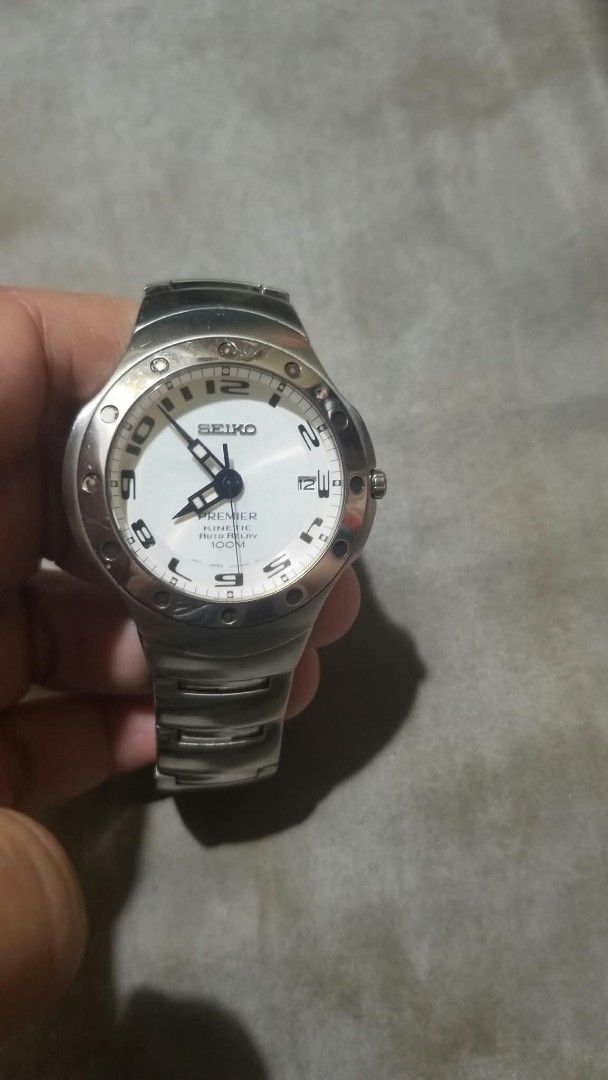 SEIKO KINECTIC AUTOMATIC WATCH （分類：手錶）位於 Hong Kong。 由 lowbudgetshopping2026 提交（商品編號 1461876323，圖片 2）。簡介： secondhand used less not brand new gd condition.working.send by sf free sf fees.。