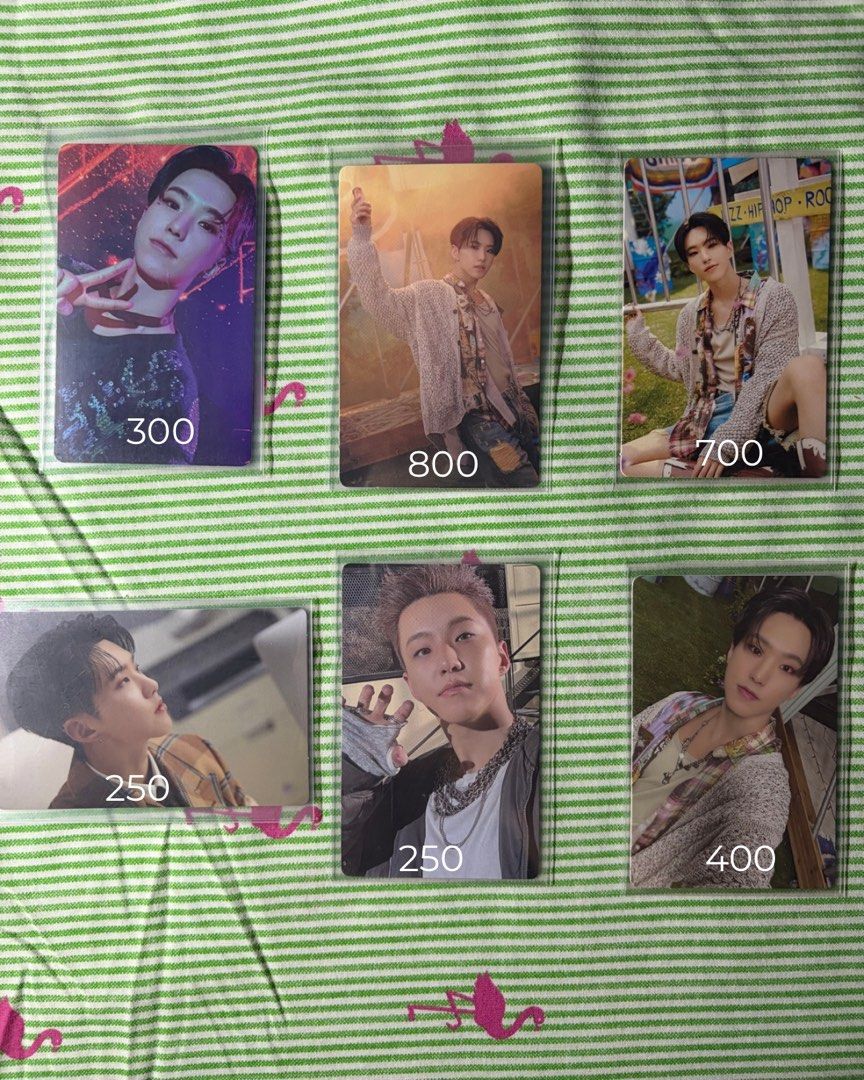 SEVENTEEN Photocards - Various Members & Sets (Category: K-Wave Merchandise) located in San Pedro. Submitted by chelsealiclican (Listing ID 1461851983, Image 1). Description: - SEVENTEEN photocards available - Various members and sets - Prices clearly marked on each photo - Message for more information - Interested in bundling? Send a message! - Don't miss out on your bias!.
