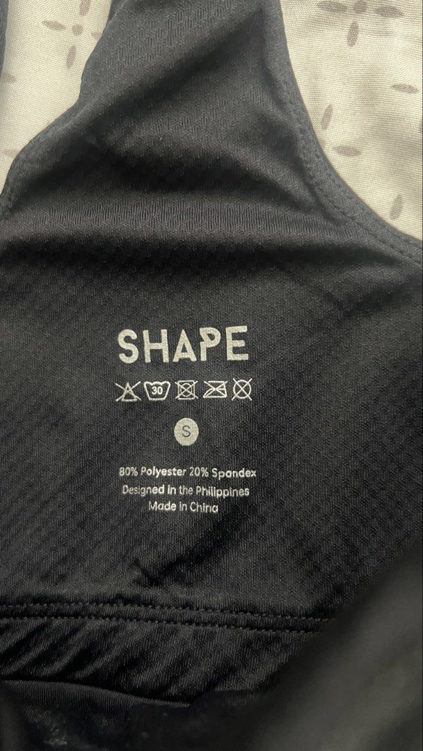 SHAPE Active Black Racerback Sports Bra (Category: Activewear) located in Quezon City. Submitted by sr_1521 (Listing ID 1461819406, Image 3). Description: .
