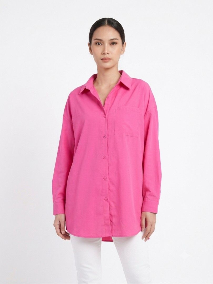 SHEIN BASIC BLOUSE (Category: Blouses) located in Sepang. Submitted by twolips.wardrobe (Listing ID 1461801903, Image 2). Description: FREE POSTAGE SEMENANJUNG ✔️ SS POSTAGE + RM15 ❤️❤️❤️❤️❤️❤️❤️❤️ PLEASE BACA SEBELUM BELI: ❤️ ADA 7 OWNER BAJU DALAM NI. 2 admin ❤️ BAJU DARI PELBAGAI SOURCES (ada new item/ warehouse sale/ custom/preloved / yang tak berkenan beli kat seller lain pun akan diletgo semula di sini, etc) ❤️ TAK SESUAI UNTUK FUSSY BUYER.