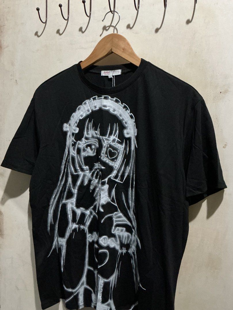 SHEIN X ROMWE OVERSIZED ANIME SHIRT (Category: Shirts) located in Dagupan City. Submitted by trendies_collection (Listing ID 1462001578, Image 2). Description: Brand new with pouch and hang tag Xs on tag, fits large up to semi large No issue.