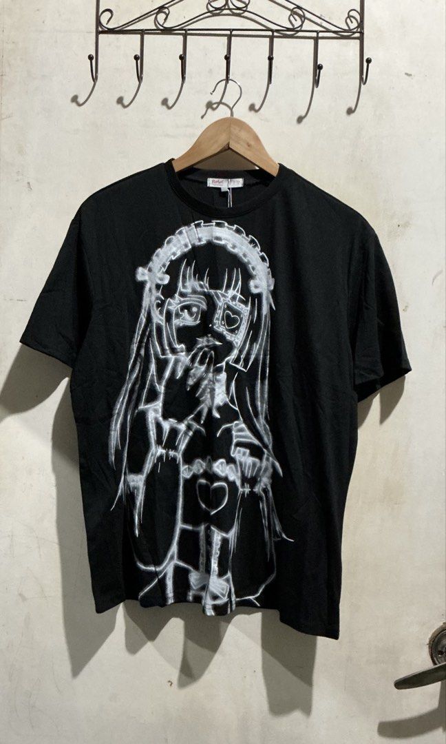 SHEIN X ROMWE OVERSIZED ANIME SHIRT (Category: Shirts) located in Dagupan City. Submitted by trendies_collection (Listing ID 1462001578, Image 1). Description: Brand new with pouch and hang tag Xs on tag, fits large up to semi large No issue.