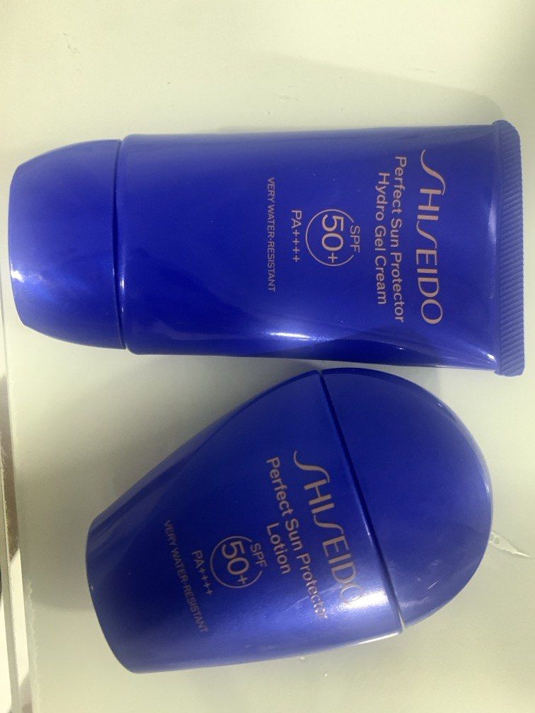 Shiseido sunscreen waterproof (Category: Face Care) located in Quezon City. Submitted by prelovedsaleitems (Listing ID 1461970930, Image 2). Description: 70-80% left .