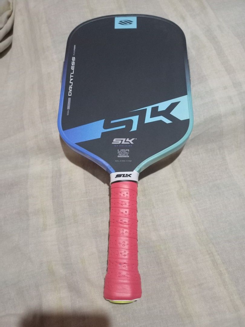 SLK DAUNTLESS PICKLEBALL PADDLE (Category: Other Sports Equipment and Supplies) located in Bacoor. Submitted by joromoto18 (Listing ID 1461870540, Image 3). Description: For sale original preloved pickleball paddle Bought last july lang Still in good condition Selling as is lang din po Selkirk Dauntless pickleball paddle 5,800 pesos only Fixed mura na yan Hanap iba if kulang po budget Pass sa tawad Nagpalit lang ko ng bagong paddle Pick up only c