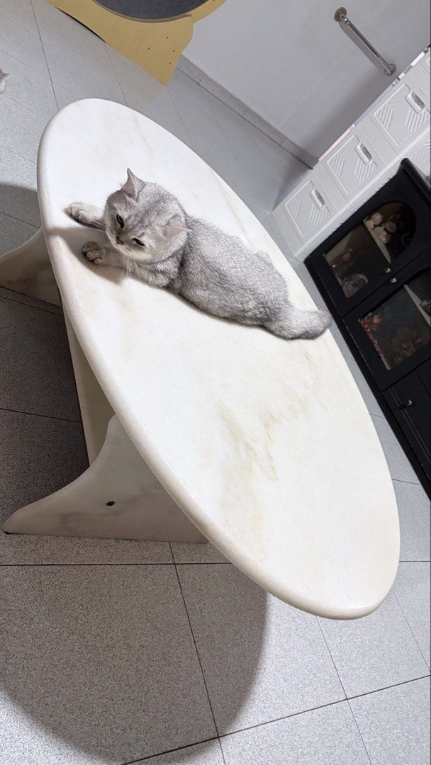 Solid marble coffee table (Category: Other Home Furniture) located in Singapore. Submitted by bernardkew (Listing ID 1461908548, Image 3). Description: 1.225m x 0.775m x 0.5m height. Very heavy solid coffee table stable and beautiful. Only self pick up at serangoon north area.