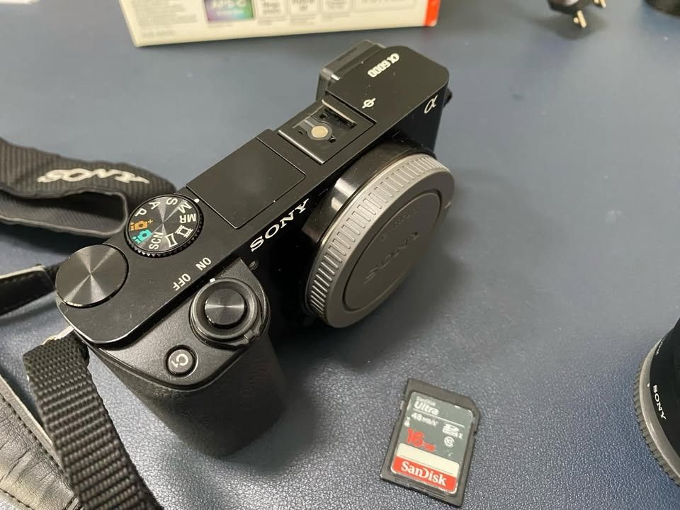 Sony A6000 Mirrorless Camera (Category: Cameras) located in Caloocan City. Submitted by xtianiain (Listing ID 1461890913, Image 3). Description: Rarely used Sony A6000 Camera (7384 SC) with the following: 1. Kit Lens; 2. Original Battery and Charger; 3. Extra 2pcs. Smatree Batteries and Charger: 4. Leather Straps and Casing; 5. Original Sony Bag; 6. Complete with original box and receipts..