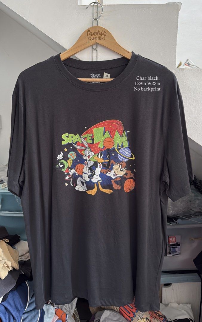 SPACE JAM (Category: Tshirts & Polo Shirts ) located in Cavite. Submitted by handpickedshirts (Listing ID 1461804600, Image 1). Description: New Approx L29in W23in laid flat Fits L/XL frames No backprint.