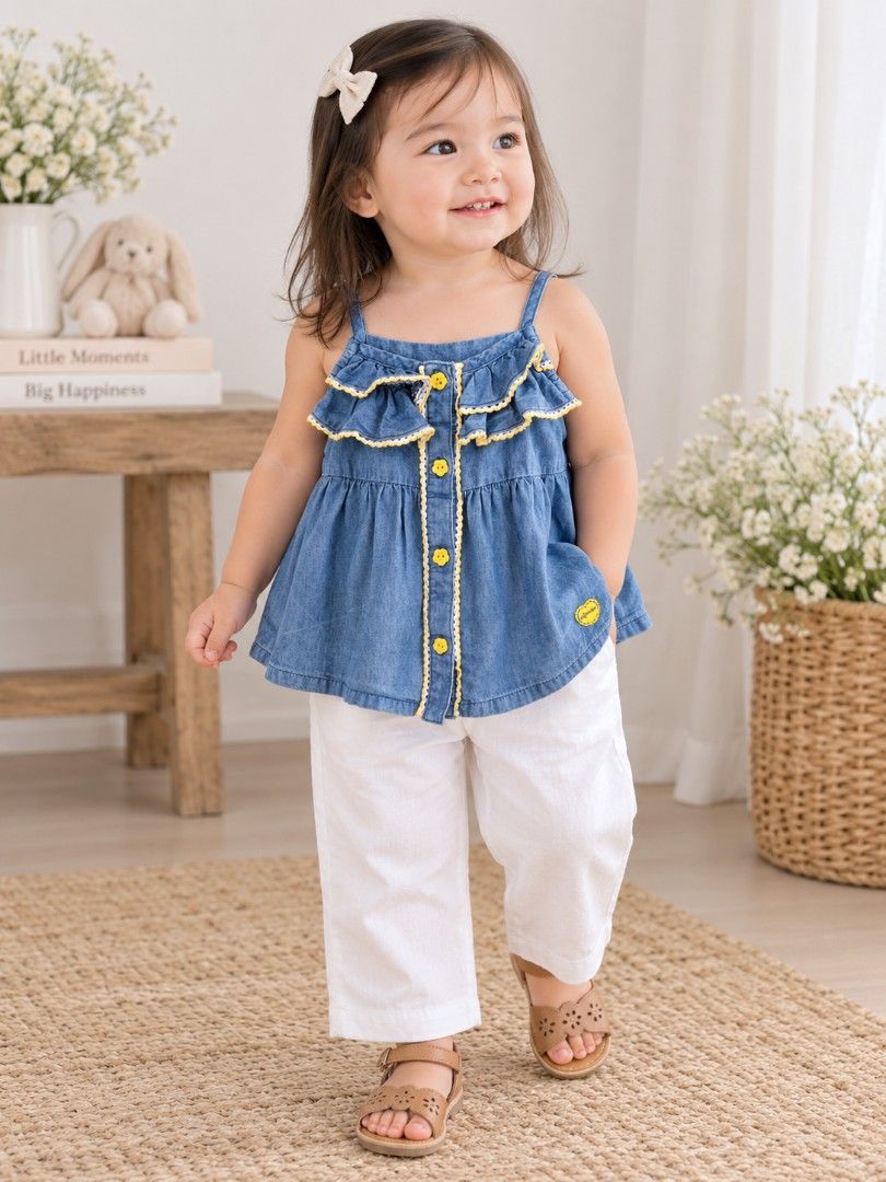 Spaghetti Strap Top (Category: Babies & Kids Fashion) located in Muntinlupa City. Submitted by ohbellaboutique.ph (Listing ID 1461799460, Image 2). Description: - Php 180 - Code: Strap - Brand: Alfonso - Like new - Size 90 on tag - Fits 12 to 18 mos.