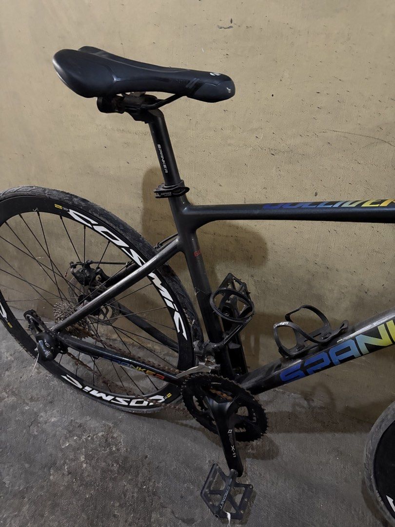 Spanker Road Bike (Category: Bicycles) located in Manila. Submitted by angely12 (Listing ID 1461896450, Image 2). Description: Dirty due to storage/ Needs cleaning Flat tires (nakatambak lang) Bring your own pick up preferrably face to face to check the item. No inclusions Price SLIGHTLY NEGOTIABLE Loc: Hermosa ,Tondo No returns/refund.