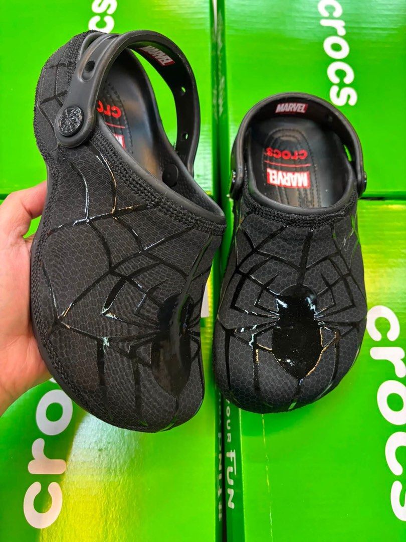 Spider-Man Neo Classic Clogs (Category: Slippers and slides) located in Manila. Submitted by YSABELLE_MARGARETTE (Listing ID 1461820281, Image 3). Description: size 36-45 (men & women available) lalamove courier around metro manila, J&T courier outside manila PAYMENT FIRST THRU GCASH OR BDO.