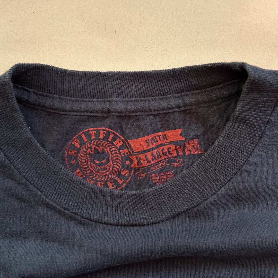 Spitfire tshirt 🔥 (Category: Activewear) located in Jinoba-an. Submitted by eegiboy (Listing ID 1461863824, Image 2). Description: Wts: Spitfire shirt youth xl best fit medium Dimes: 20/26 Excellent condition 550plussf dm me if interested Thankyou.