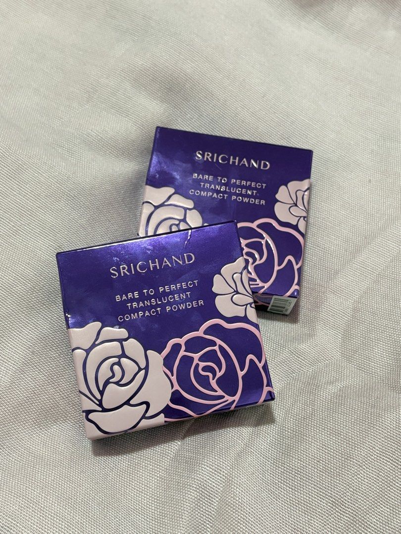SRICHAND Compact Powder (Category: Makeup) located in Manila. Submitted by louiseiv (Listing ID 1461843279, Image 1). Description: SRICHAND translucent compact powder - extra pieces bought in thailand - 2 pcs available (get 1 rojukiss hydrating face mask if get both).
