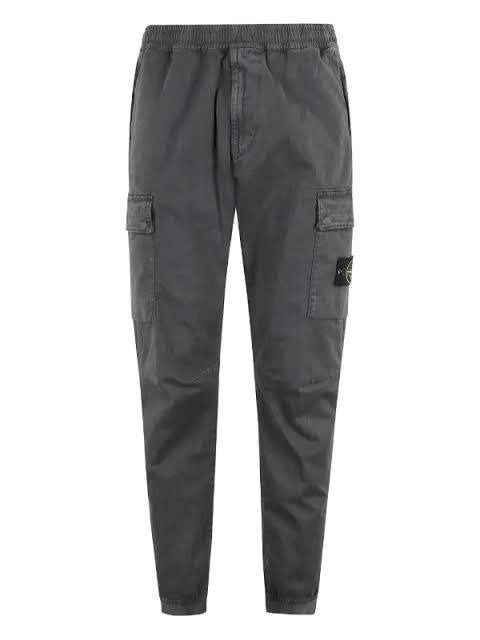 Stone Island Multipocket Cargo pants (Category: Luxury Apparel) located in Quezon City. Submitted by johnpaulperezzz (Listing ID 1461902274, Image 1). Description: NAME: Stone Island Multipocket Cargo pants COLOR: Dark gray SIZE: 33 FIT: 32 Dimension: Waist: 16 Inseam: 28 Front Rise: 9 Thigh: 10 Knee: 7 Leg Opening: 5 CONDITION: 9/10 ISSUE: -none PRICE: 10k .