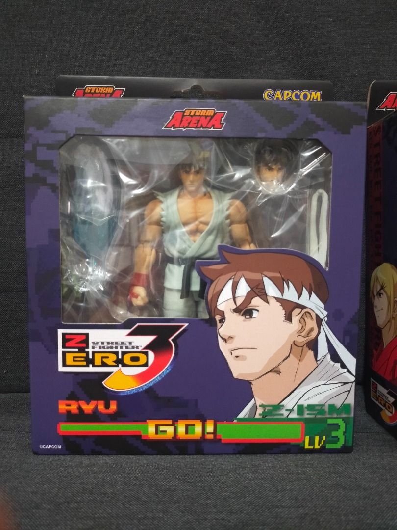 Storm Arena Street Fighter Ryu Ken (Category: Figurines & Statues) located in Imus. Submitted by genzach (Listing ID 1460552563, Image 2). Description: Storm Arena Street Fighter Ryu and Ken 1/12 action figures Brand new MISB no issues Stored away from sunlight and humidity. 7,500 - available as set ONLY (last price) 3750 x 2 Payment: Maya/Gotyme/Bank Transfer Shipping: Lalamove only (to be booked by buyer).