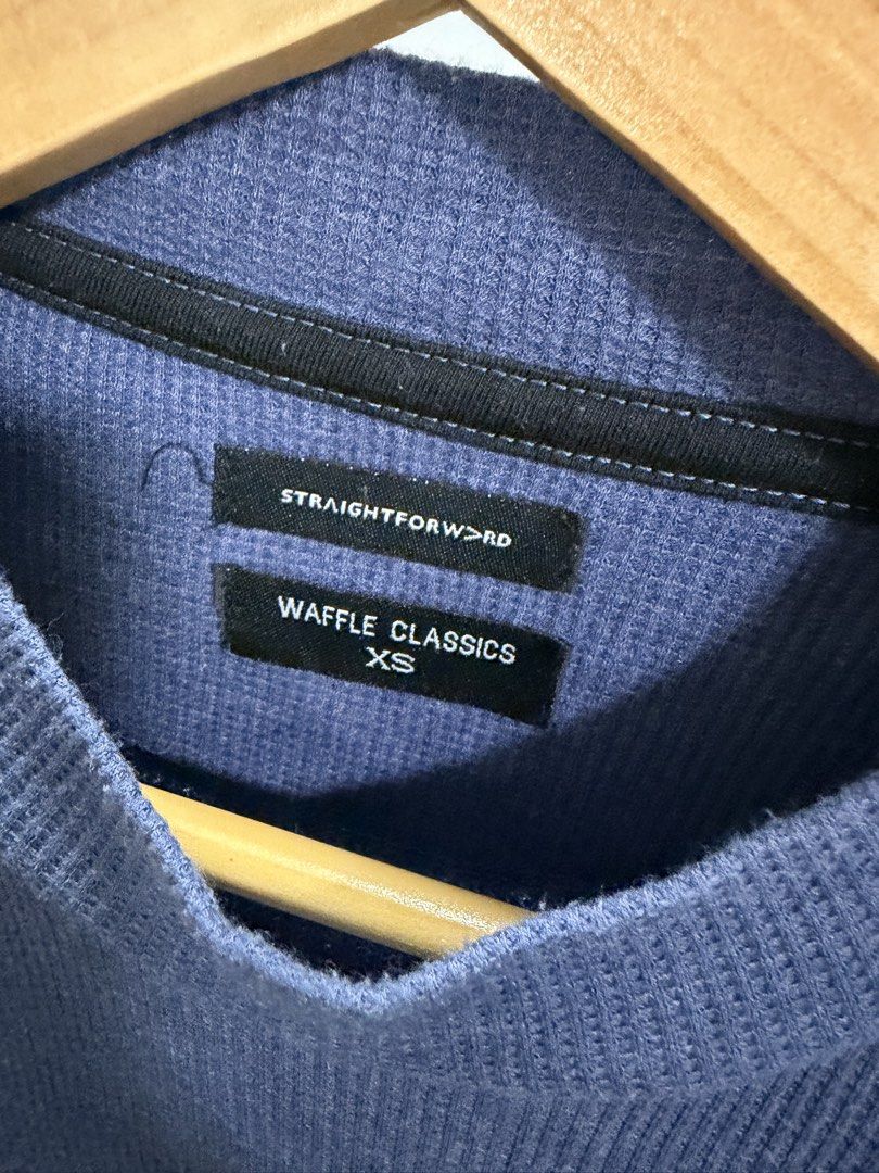 Straightforward Waffle Classics Long Sleeve Top (Category: Longsleeves) located in Taguig. Submitted by dyaaanel (Listing ID 1461927856, Image 3). Description: 🤍 Straightforward Waffle Classics Long Sleeve Top 🏷️ Brand: Straightforward 👗 Size: XS 💙 Color: Blue 🏷️ Condition: Pre-loved, good condition 📸 Actual photos for reference. RFS: Decluttering unused and slightly used clothes. Disclaimer: some items are pre-loved unless stated otherwise