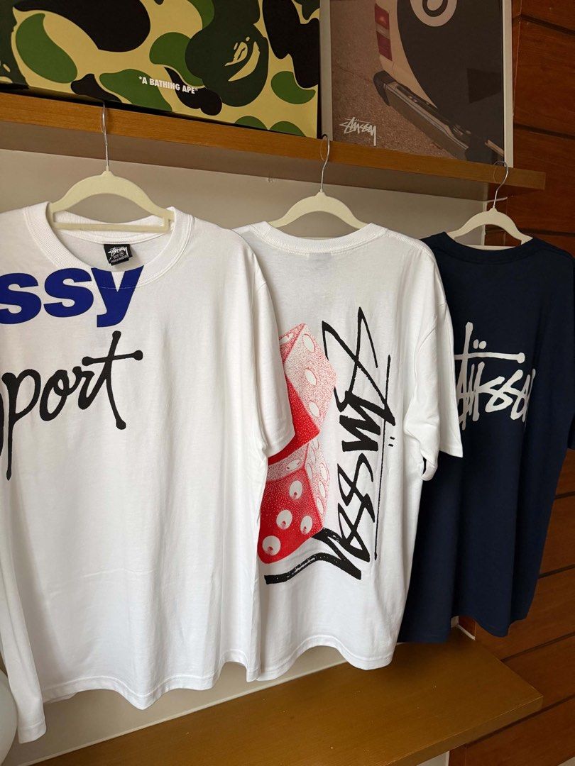 stussy tees (Category: Tshirts & Polo Shirts ) located in Angeles City. Submitted by alexandramhaey (Listing ID 1461884261, Image 1). Description: Stussy Basic Tee Navy size large 3,500 Stussy Sports White Tee size medium 3,900 Stussy Dice White Tee size large 3,998 All brandnew.