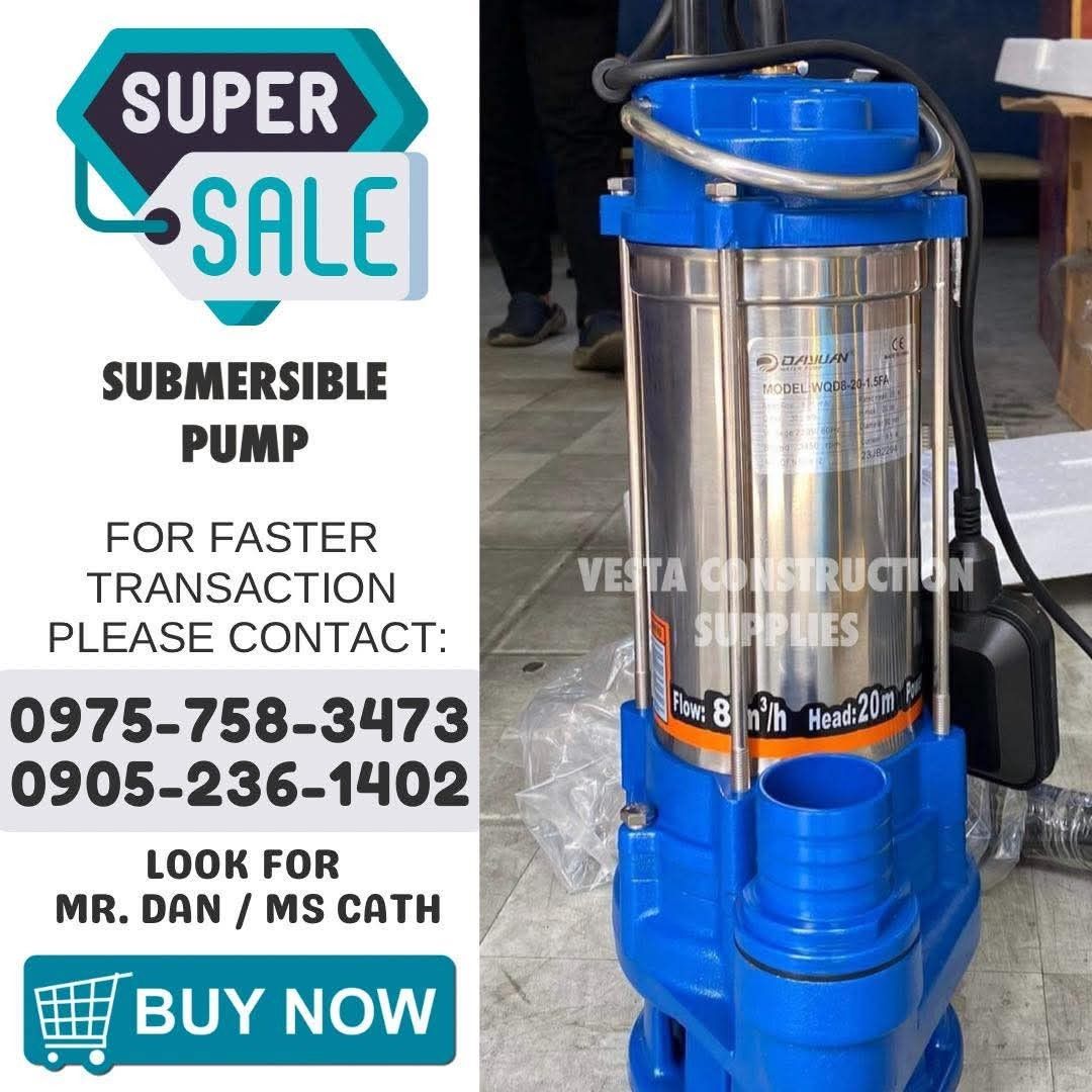 Submersible pump (Category: Industrial Equipment) located in Manila. Submitted by cathvesta_sales (Listing ID 1461862988, Image 1). Description: .