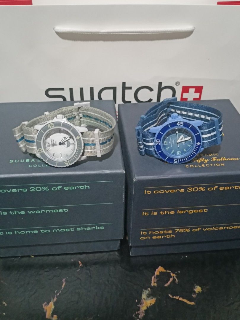SWATCH BLANCPAIN (Category: Men's Watches) located in Manila. Submitted by bozzvash (Listing ID 1461894279, Image 3). Description: SWATCH BLANCPAIN TOP G'S QUALITY ✅ ROTATING INSERT BEZEL ✅ LUMINOUS ✅ LIGHWEIGHT ✅ AUTOMATIC MOVEMENT 1500 ONLY YES 1350 ONLY LANG PO TONDO MANILA ..