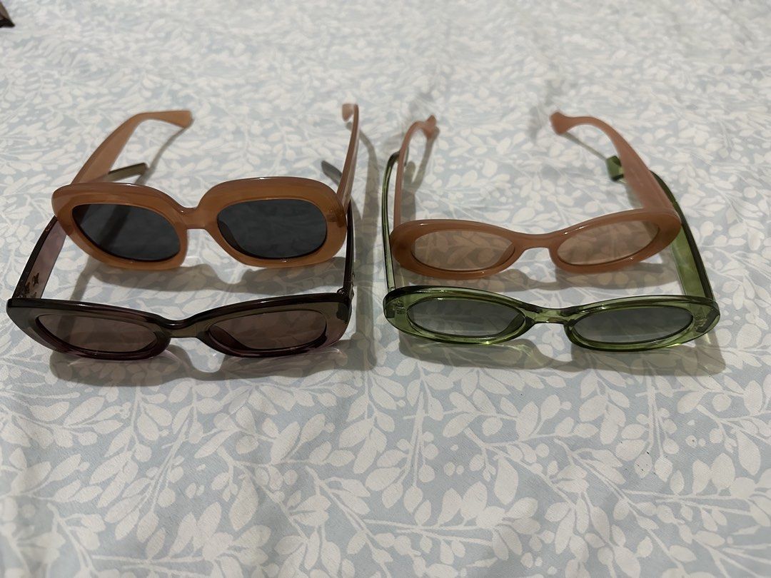 Take all sunglasses ( retro style / Y2k ) (Category: Sunglasses & Eyewear) located in Paranaque City. Submitted by chessyscloset_ (Listing ID 1461966580, Image 2). Description: ⭐️Some were used once and some were never used ⭐️Take all ⭐️Retro style / Y2k.