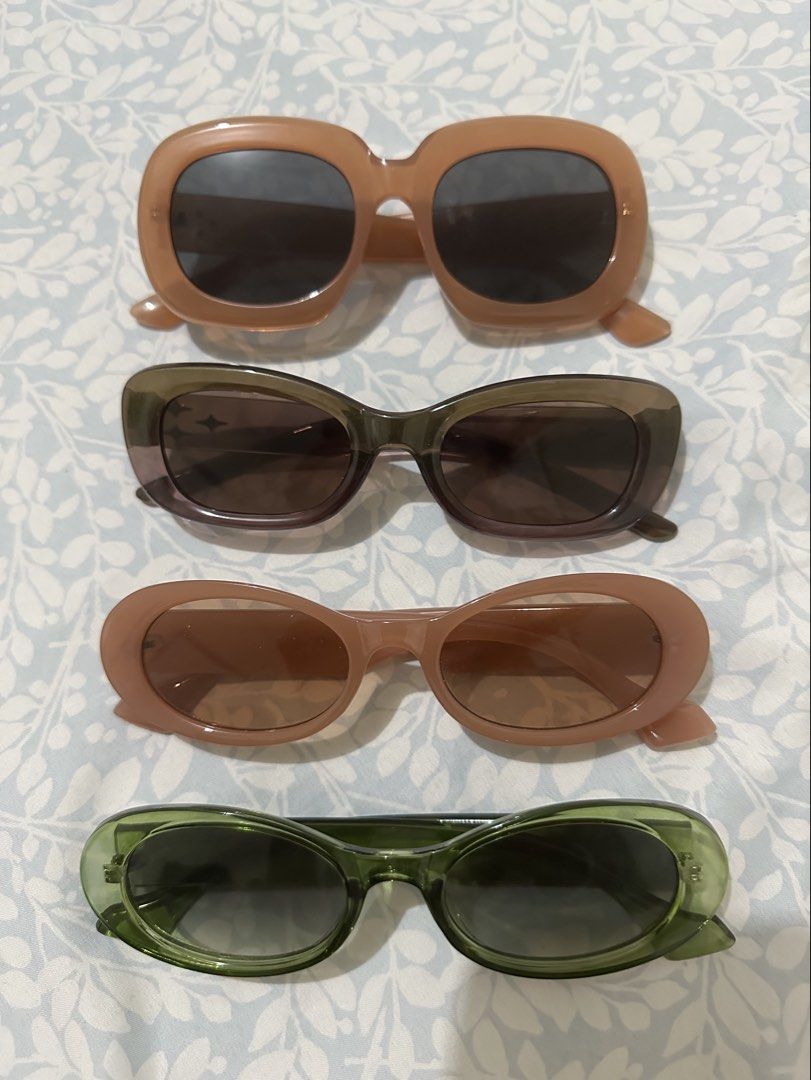 Take all sunglasses ( retro style / Y2k ) (Category: Sunglasses & Eyewear) located in Paranaque City. Submitted by chessyscloset_ (Listing ID 1461966580, Image 1). Description: ⭐️Some were used once and some were never used ⭐️Take all ⭐️Retro style / Y2k.