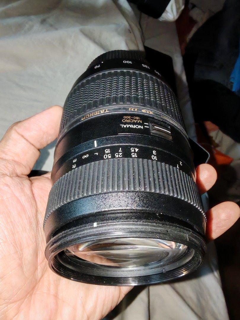 Tamron 70-300mm Nikon mount (Category: Cameras) located in Manila. Submitted by takoyaki17 (Listing ID 1459543906, Image 2). Description: - Tamron lens - Lens cap included - Perfect for your next photoshoot - Feel free to ask any questions.