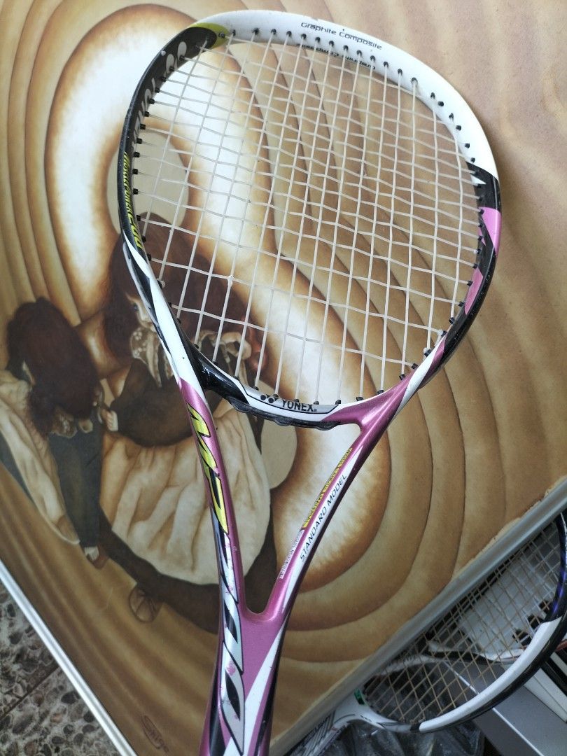 tennis racket SOFT TENNIS (Category: Racket and Ball Sports) located in Cainta. Submitted by banzvi73 (Listing ID 1461904387, Image 3). Description: 275 each only FIRM preloved, original no cracked as is WYSIWYG, expect some head scratches location Cainta Rizal .