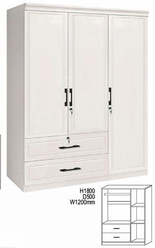 TG839 White Three-door Wardrobe Two Locking Bottom Drawer Cabinet (Category: Shelves, Cabinets & Racks) located in Manila. Submitted by namirkahal (Listing ID 1461843510, Image 1). Description: Our business helps companies design productive environments through: - Modular Workstations & Office Cubicles - Ergonomic Office Chairs (Task chair, Executive chairs) - Conference & Executive tables - Customized Office Storage & Filing Cabinets We offer fl