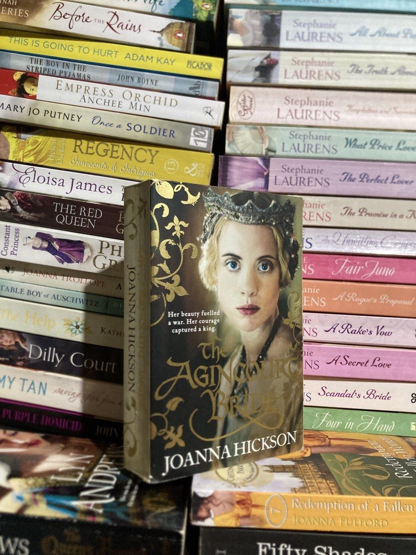 The Agincourt Bride by Joanna Hickson (Category: Storybooks) located in Manila. Submitted by kreserie (Listing ID 1461990812, Image 2). Description: ୨୧ ˚₊‧ NEW ARRIVAL! ‧₊˚ ୨୧ - Title: The Agincourt Bride - Author: Joanna Hickson - Genre: Historical Fiction - Plot Summary: A story of a woman whose beauty ignited a war and captivated a king. - Ideal For: Fans of historical romance and medieval settings. 🌷 Condition: Good — minimal usage 🖊️ Purch