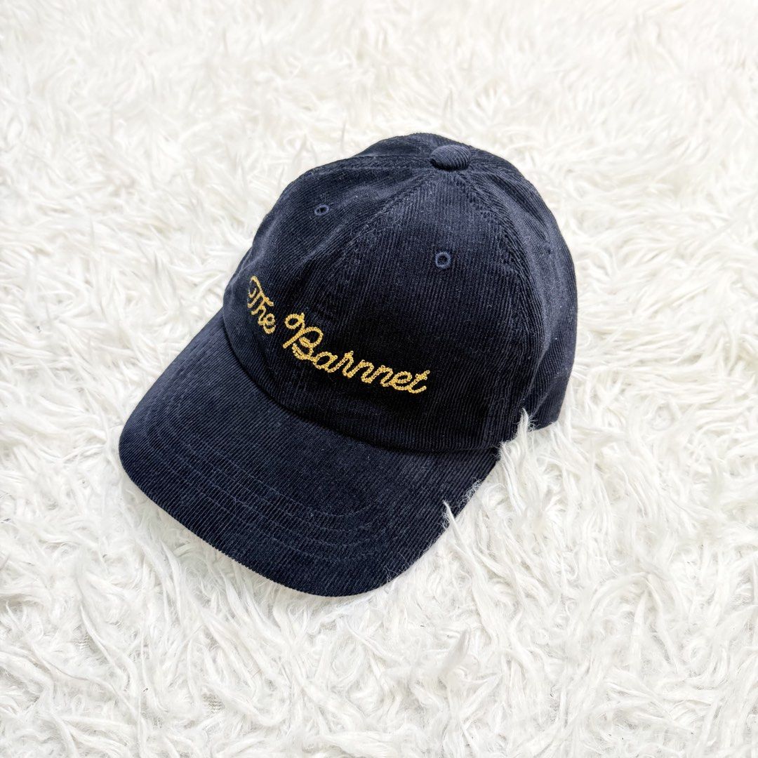 The barnnet (Category: Caps & Hats) located in Baguio. Submitted by sellingtonshop (Listing ID 1461847618, Image 2). Description: r48. The Barnnet corduroy logo ball cap Size: OSFM Condition: excellent Issue: none Mine: 580 Steal: 680 Grab: 780.