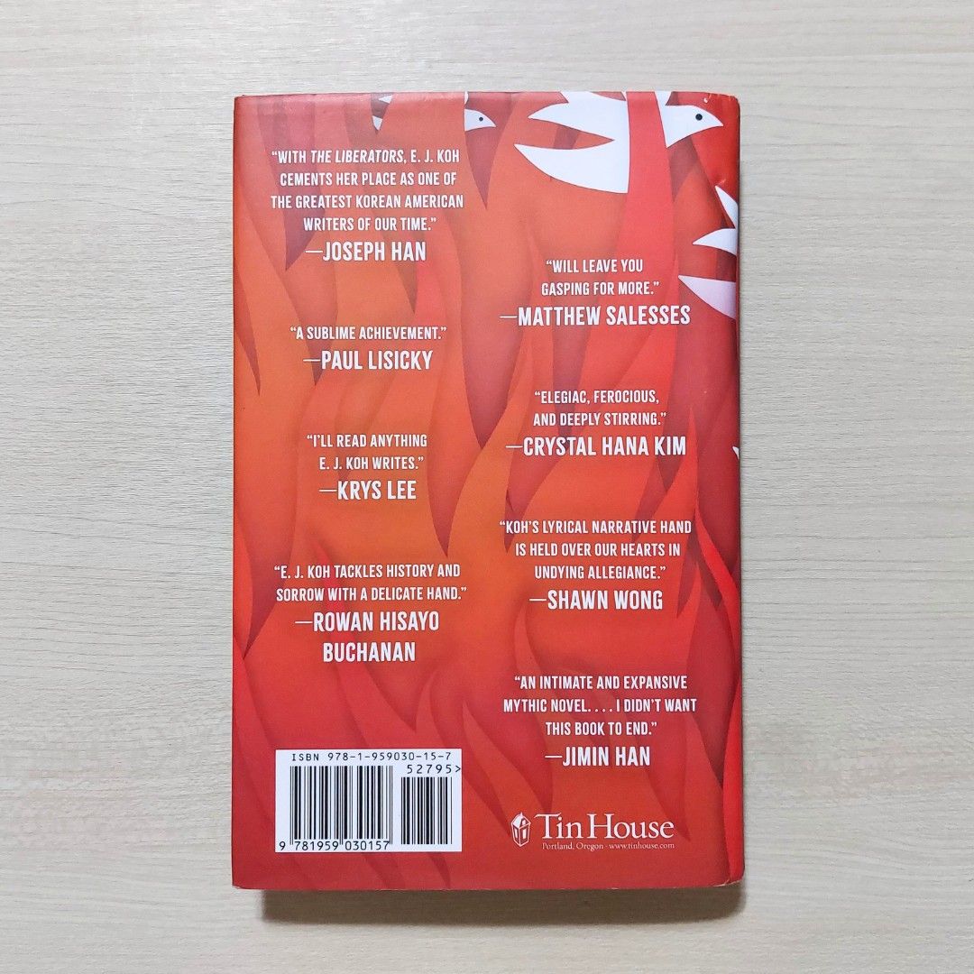 The Liberators: A Novel by E. J. Koh (Category: Storybooks) located in San Pedro. Submitted by hydeist (Listing ID 1461821120, Image 2). Description: used hardbound in good condition with some wear on the dust jacket authentic copy bought in the UK.
