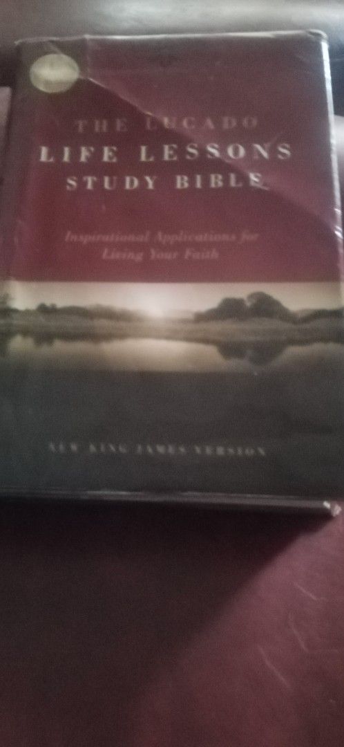 The Lucado Life Lessons Study Bible - NKJV (Category: Religion Books) located in Lucena. Submitted by mysticwhale.735716 (Listing ID 1461824076, Image 1). Description: - Lucado Life Lessons Study Bible - New King James Version (NKJV) - Offers inspirational applications for living your faith - Great for personal study and reflection.