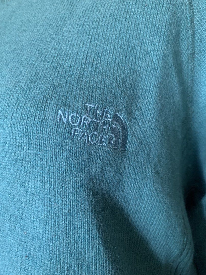 The North Face Teal Crewneck Sweater (Category: Coats, Jackets and Outerwear) located in Quezon City. Submitted by clothingline4sale (Listing ID 1461856497, Image 3). Description: The North F. Bluish Green Sweater Brand new with plastic tag Size: (For men)large (for women) : large - 2xl Chest: 52-56” ; Length: 29” Very nice in actual .