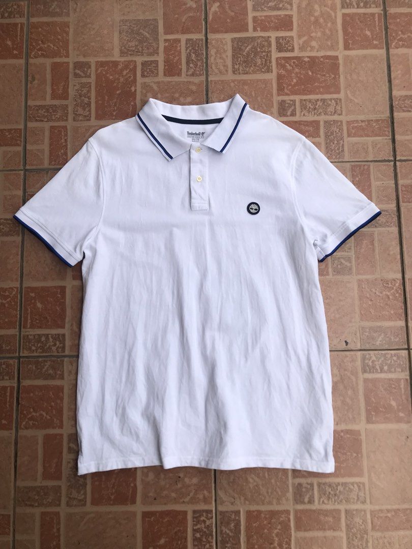 Timberland Poloshirt (Category: Tshirts & Polo Shirts ) located in Cebu City. Submitted by thriftlangniedd (Listing ID 1461836694, Image 1). Description: Size XXL can fit XL Dimes 22.5 x 29.5 No hidden issue Very excellent condition Color rate 10/10.