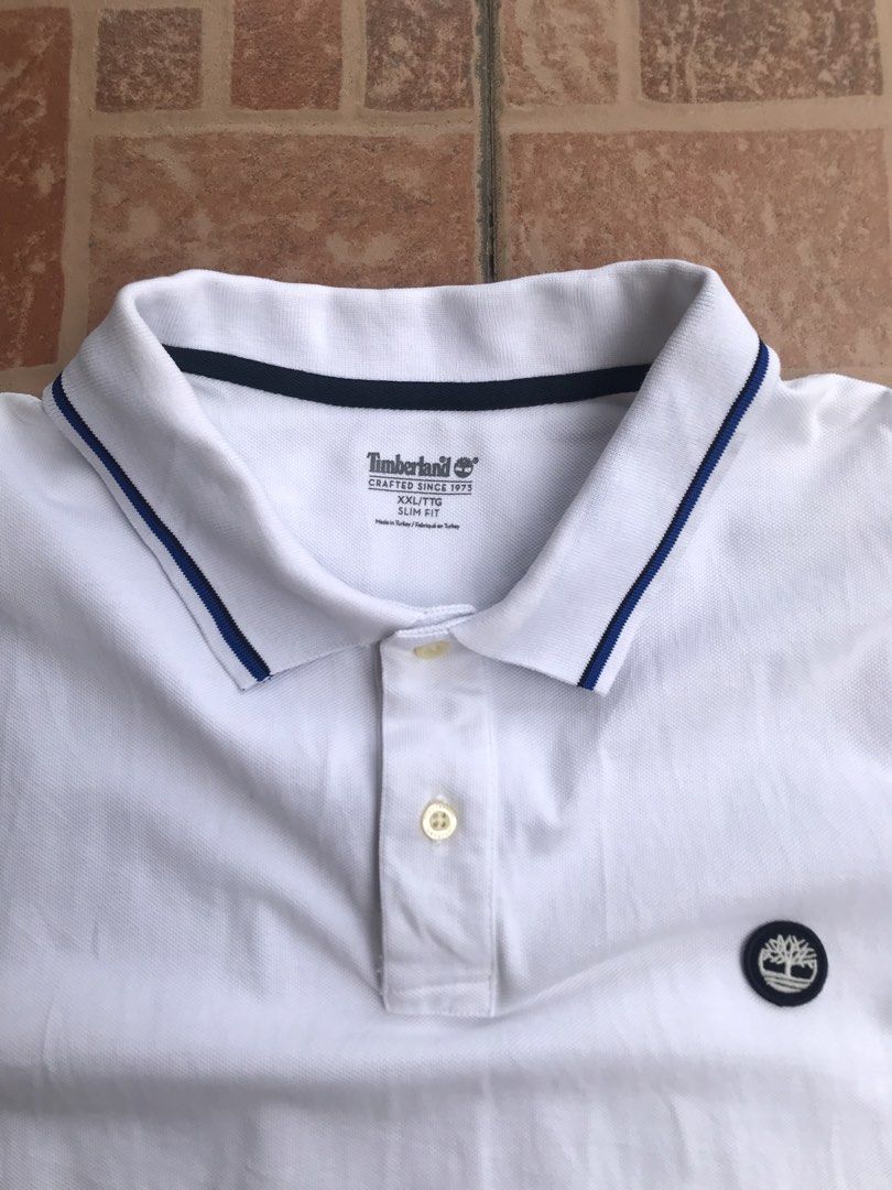Timberland Poloshirt (Category: Tshirts & Polo Shirts ) located in Cebu City. Submitted by thriftlangniedd (Listing ID 1461836694, Image 3). Description: Size XXL can fit XL Dimes 22.5 x 29.5 No hidden issue Very excellent condition Color rate 10/10.