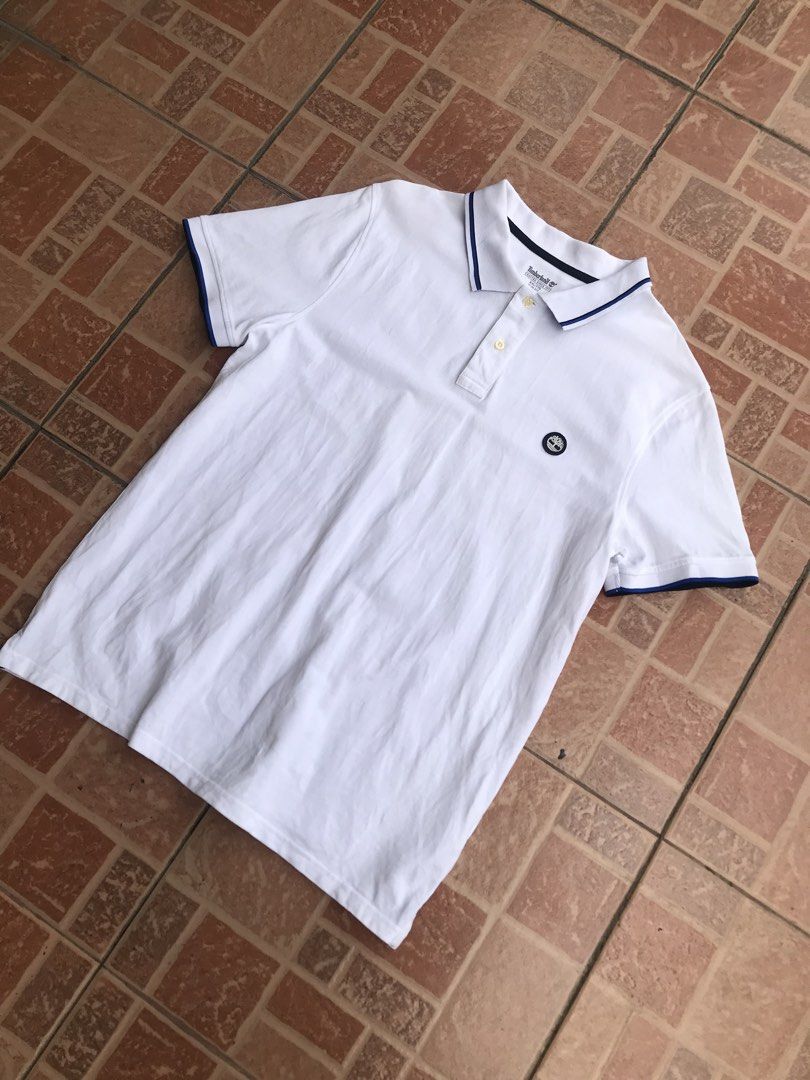 Timberland Poloshirt (Category: Tshirts & Polo Shirts ) located in Cebu City. Submitted by thriftlangniedd (Listing ID 1461836694, Image 2). Description: Size XXL can fit XL Dimes 22.5 x 29.5 No hidden issue Very excellent condition Color rate 10/10.