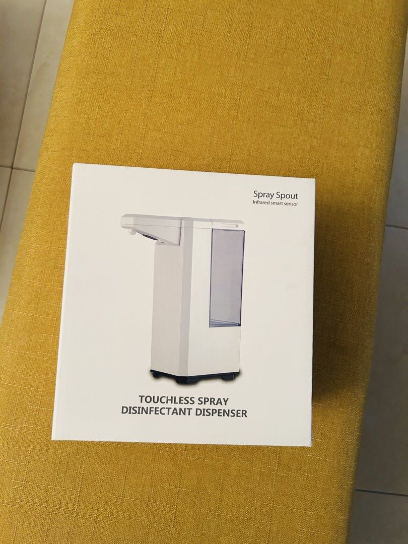 Touchless Spray Disinfectant Spray (Category: Sanitizers & Disinfectants) located in Manila. Submitted by sixto_garage (Listing ID 1461876074, Image 1). Description: - Touchless operation with infrared smart sensor - Sleek and modern white design - Ideal for home, office, or car use.