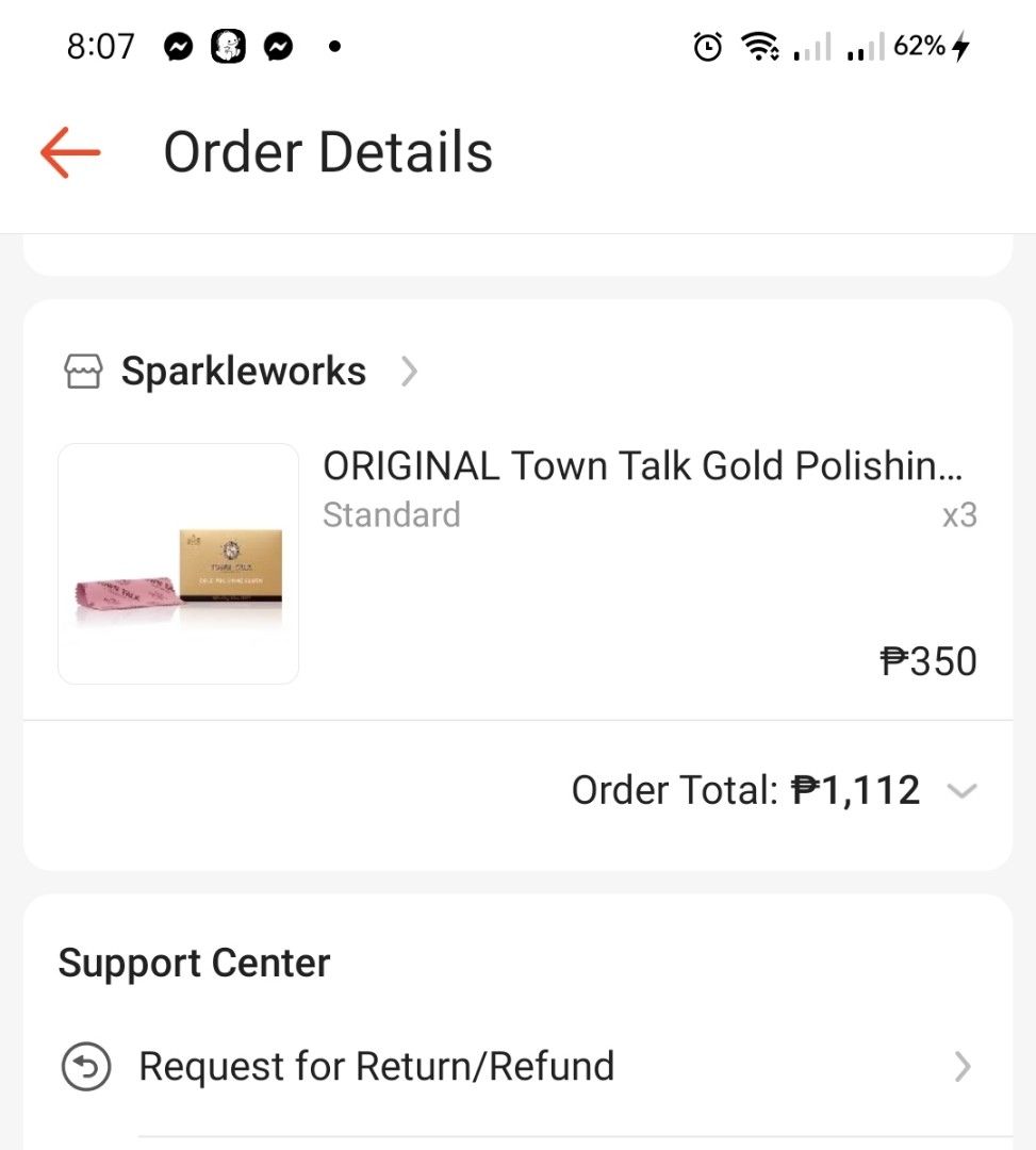 Town Talk Gold Polishing Cloth (Category: Announcements) located in Tayug. Submitted by quennyscollection (Listing ID 1461833920, Image 2). Description: - Original Town Talk Gold Polishing Cloth - Material: 100% Cotton - Perfect for keeping gold jewelry sparkling - Trusted quality since 1856.