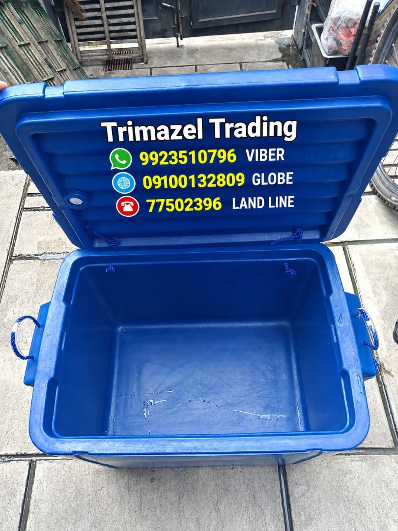 Trimazel Trading Blue Cooler Box (Category: Looking For) located in Caloocan City. Submitted by trzl_liza14 (Listing ID 1461847775, Image 1). Description: ✅ Guaranteed lowest price ✅ Quality products ✅ Big discount for bulk orders ✅ 100% LEGIT TRUSTED SUPPLIER! ✅ With Complete Legal Documents ✅ BIR Registered We Supply All Kinds Of PPE Supplies, Raincoat, Hard Hat, Cooler Box, Plastic Trash Bin, Road Barriers, Kayak Boats, Crystal Kayak, Traffic 