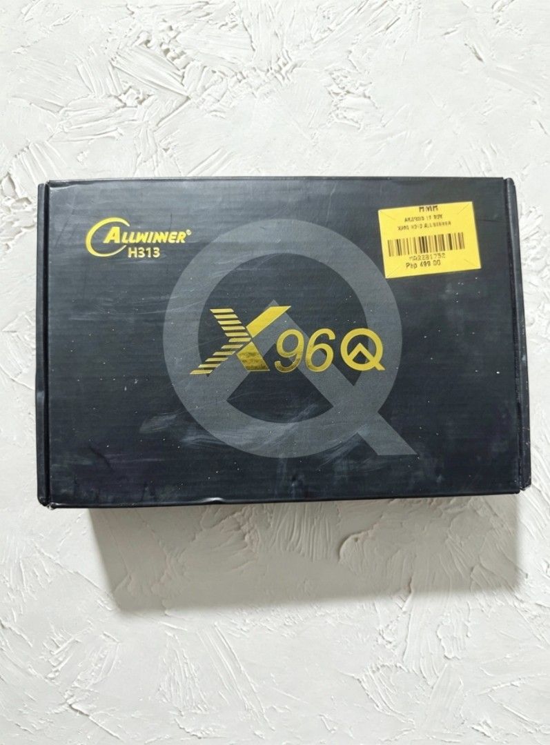 TV BOX (Category: TV Parts & Accessories) located in Manila. Submitted by iceman_17 (Listing ID 1461943340, Image 1). Description: ANDROID TV BOX X96Q H313 ALLWINNER.