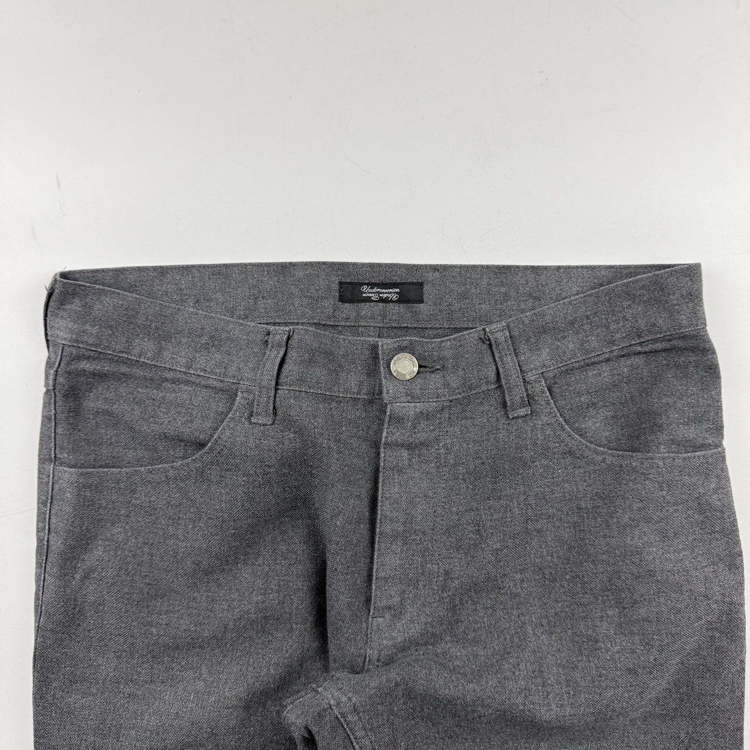 Undercover Lightning Bolt Jeans (Category: Chinos) located in Manila. Submitted by jademax (Listing ID 1461956025, Image 3). Description: Size 2 Waist: 15.5” Inseam: 30.5” Leg Opening: 7.5” Front Rise: 9.5” Thigh: 8”.