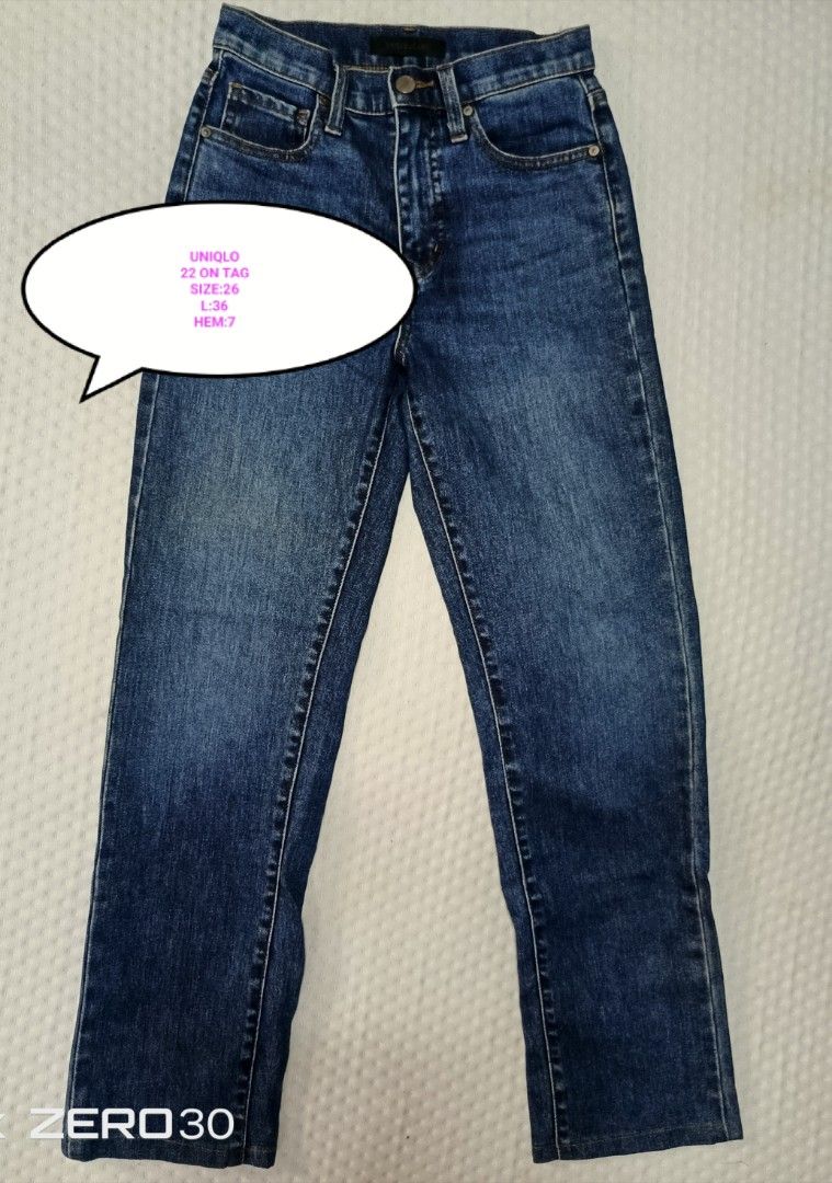 UNIQLO JEANS 26 (Category: Jeans) located in Quezon City. Submitted by ahyaladyblue (Listing ID 1462021304, Image 1). Description: .