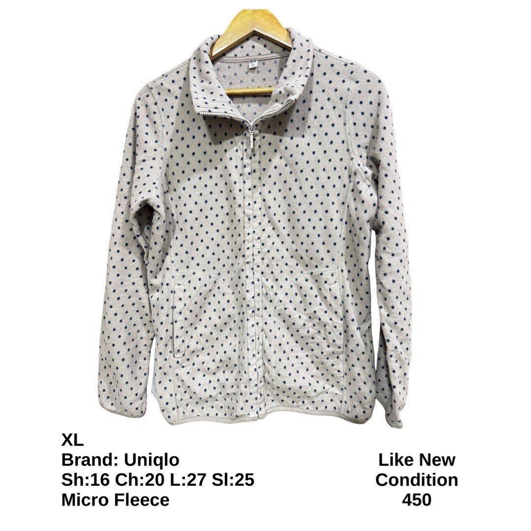 Uniqlo Polka Dots Fleece Jacket (Category: Coats, Jackets and Outerwear) located in Bulacan. Submitted by rlemonfashionshop (Listing ID 1461919676, Image 1). Description: Premium Class Quality Items. Actual Item on Photo with Good/Mint Condition. Message us for inquiries, more information and confirmation. Wash before wearing. Thank you so much..