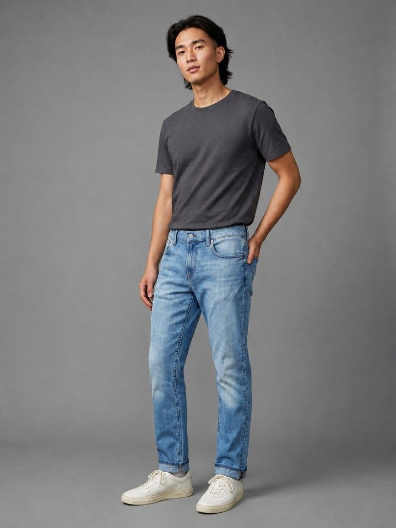 Uniqlo slimfit jeans (Category: Jeans) located in Manila. Submitted by brightcloud_25 (Listing ID 1461917164, Image 2). Description: Uniqlo slimfit jeans (stretchable) size 30 fit 30 up to 32 length 38 excellent condition 550 + sf.