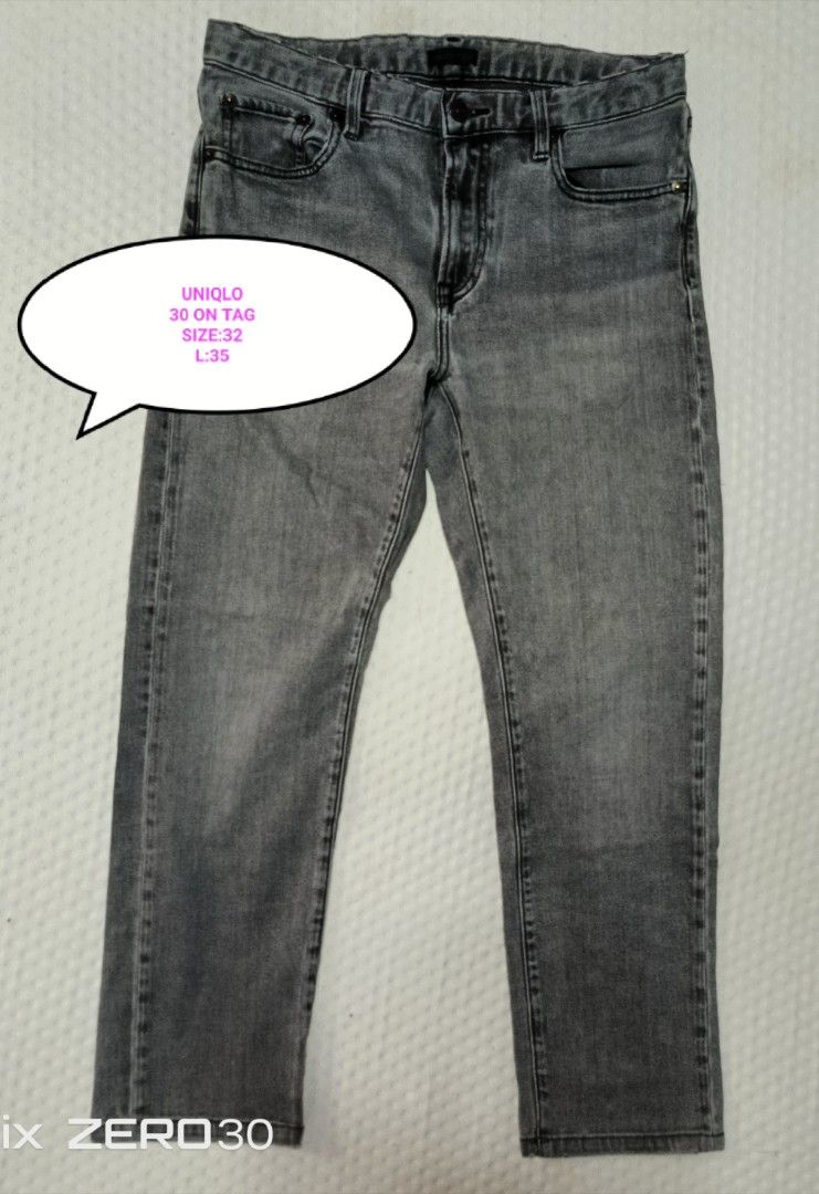 UNIQLO WASHED JEANS 32 (Category: Jeans) located in Quezon City. Submitted by ahyaladyblue (Listing ID 1462021440, Image 1). Description: .